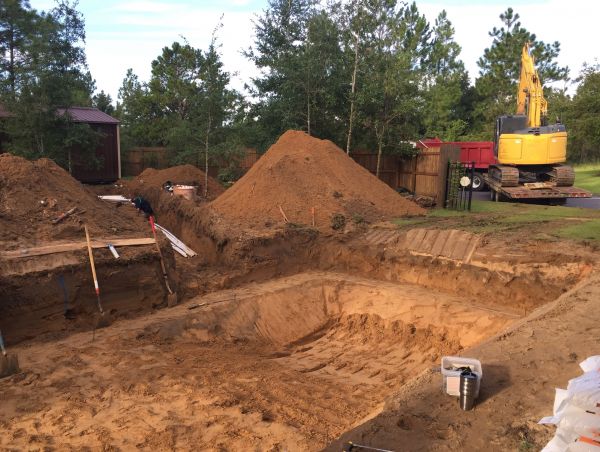 Pool Site Excavation in Pittsburgh