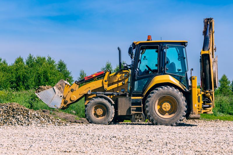 Backhoe Grading